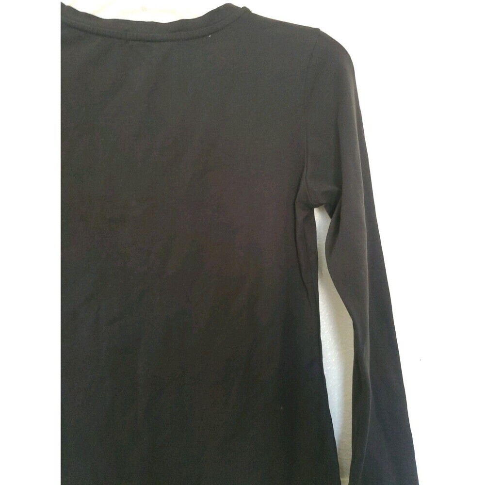 Vinizbena‎ Shoes Heels Shirt Long Sleeve Women’s Shirt Size Small Black - Picture 11 of 16
